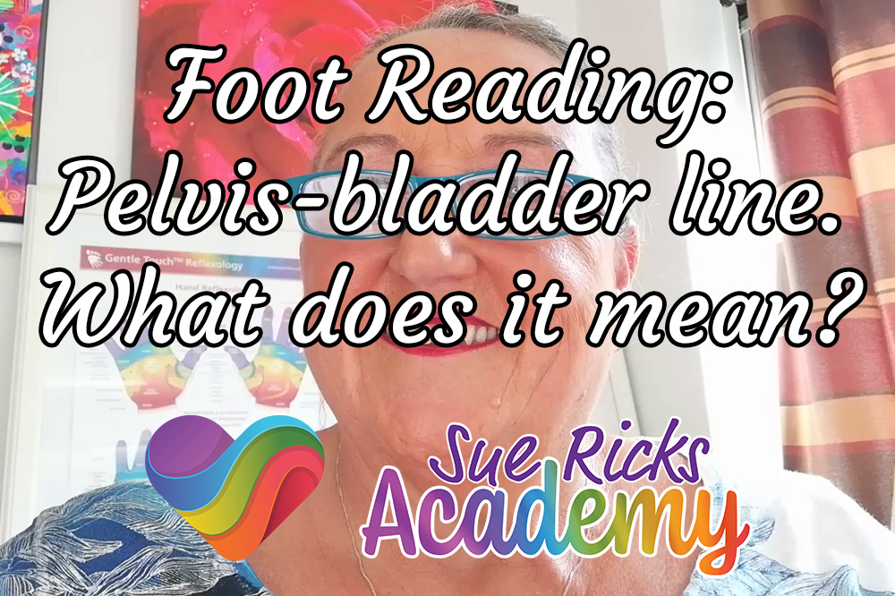 Foot Reading - Pelvis-bladder line. What does it mean?